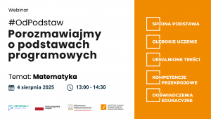 #OdPodstaw – porozmawiajmy o podstawach programowych - matematyka